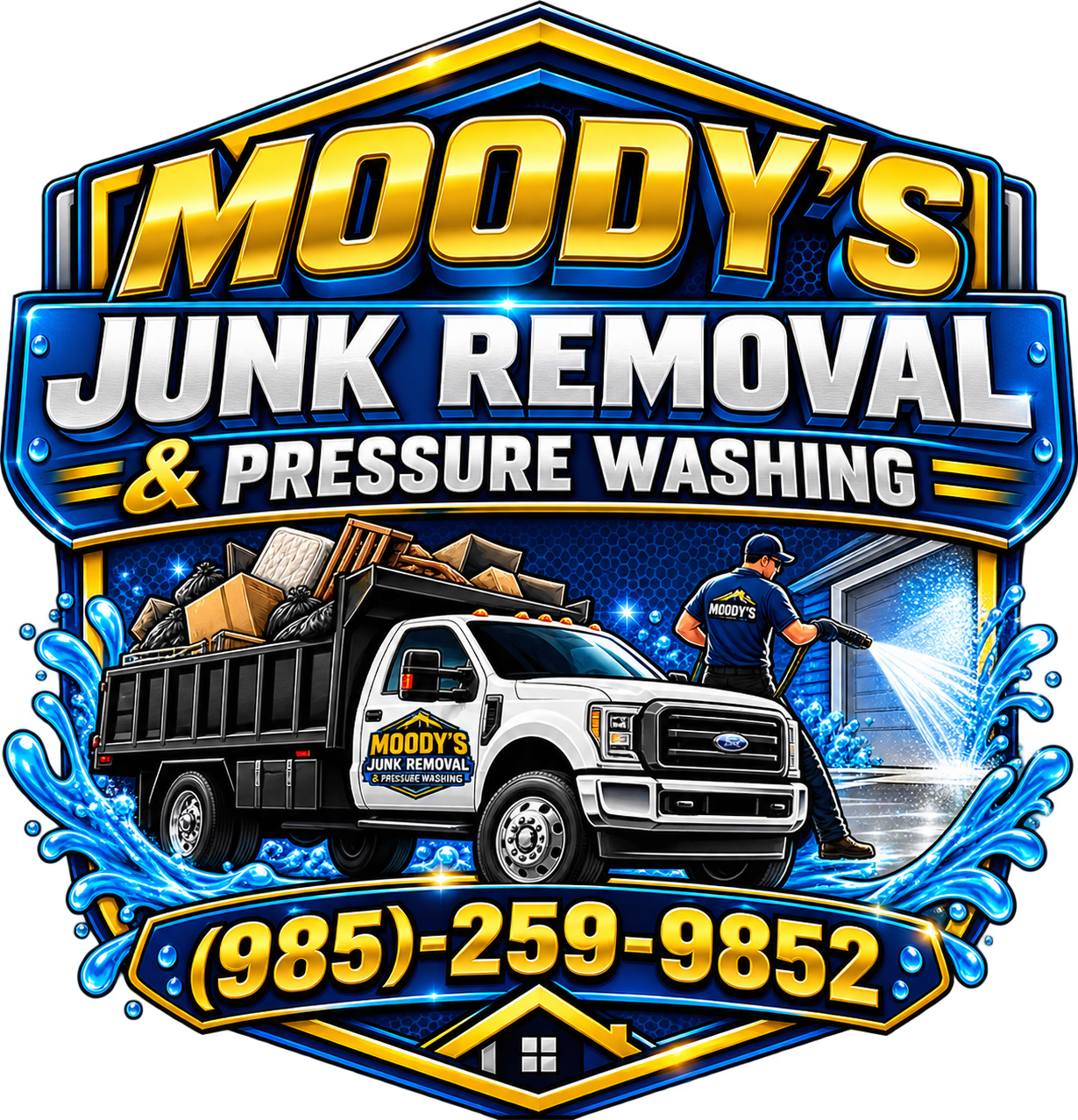 Moody's Junk Removal & Pressure Washing logo